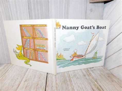 Vintage Nanny Goat Boat A Book Of Rhyming 1988 A Just For Etsy