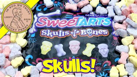 Halloween Sweetarts Skulls And Bones Tangy Candy Youtube