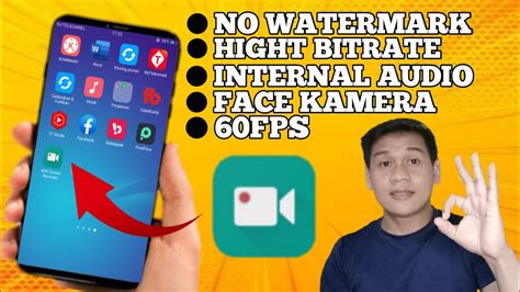 Apk Perekam Layar Hp Terbaik Bagi Youtuber No Watermark Support 60 Fps