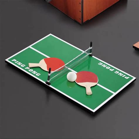 Mini Mesa De Ping Pong X Rede E Raquetes Westpress