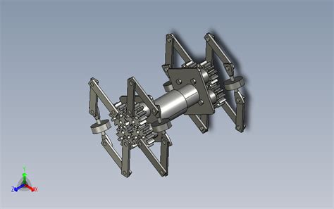 爬管机器人solidworks 2013模型图纸下载 懒石网