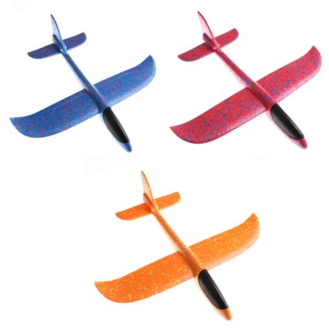 1Pcs Foam Glider Airplane Outdoor Foam Hand Throw Airplane Launch Glider Plane Model Aircraft ...