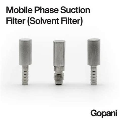 Mobile Phase Suction Filter Solvent Filter At Rs 1100 Hplc Accessories In Ahmedabad Id