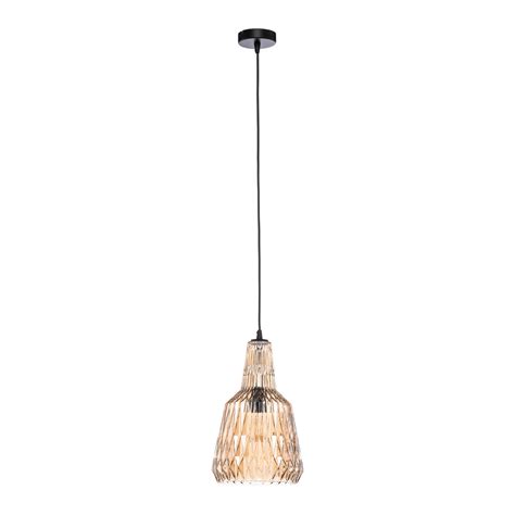 Lindby Pendant Light Belarion Amber Glass Cm Lights Ie