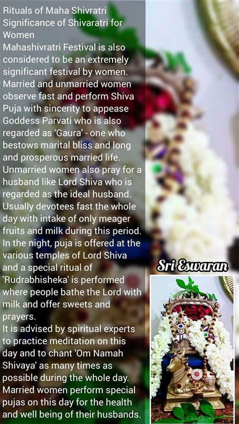 Rituals of Maha Shivratri Significance of Shivaratri for Women ...