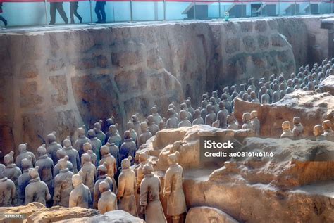 Xian Shaanxi Province China October 23 2007 The Terracotta Warriors Of ...