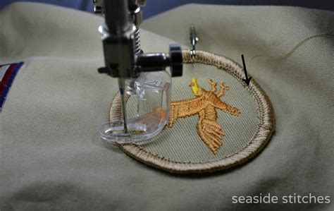 Seaside Stitches: How to Sew on Scout Patches