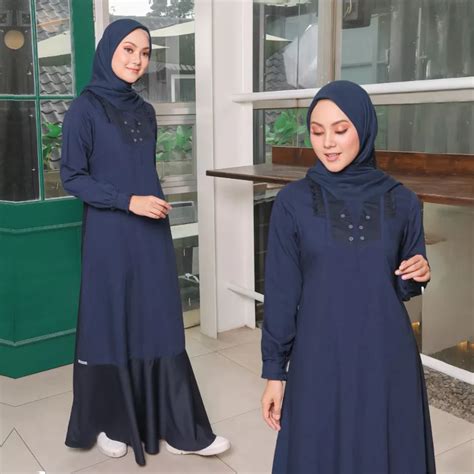 Gamis Warna Cerah Ethica Pilihan Terbaik Tampil Memukau