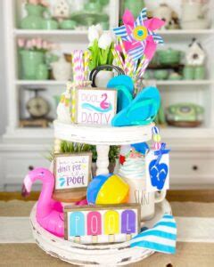 28 BRIGHT CHEERY SUMMER TIERED TRAY DECOR IDEAS Stylin By Sarita