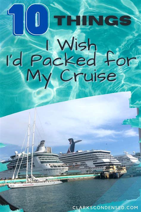 Cruise Packing List 34 Essentials To Pack For A Cruise Artofit