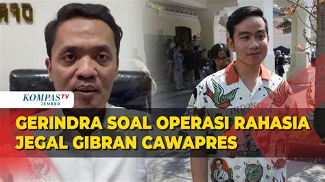 Gerindra Soal Isu Operasi Rahasia Jegal Gibran Jadi Bacawapres