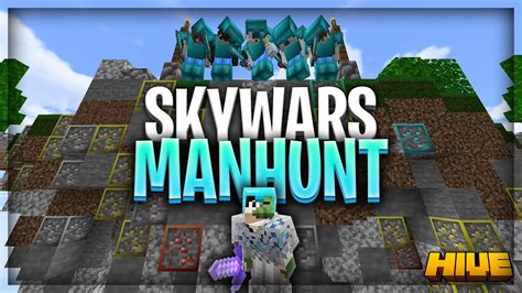 Skywars Mobile Pro VS 5 Hunters Minecraft Manhunt YouTube