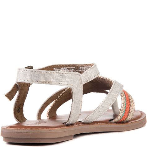 TOMS Toms for Women: Lexie Natural Multi Woven Stripe Sandals 10007916 - Karmaloop