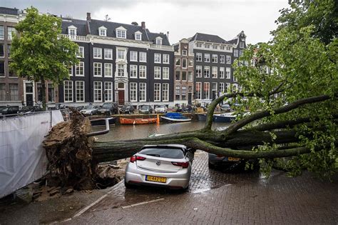 Dead As Strongest Summer Storm Blasts Netherlands Germany Cgtn