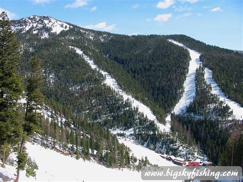 Looking Down on the Base Area at Montana Snowbowl