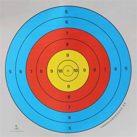 厂家供应 射箭射击用品靶子专用 体育比赛 40X40cm反曲弓通用靶纸 阿里巴巴