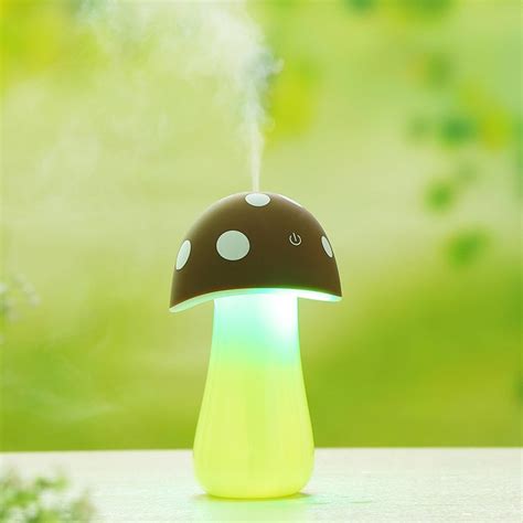 Fucool Mushroom Mini Portable Usb Air Humidifier Purifier Water Bottle