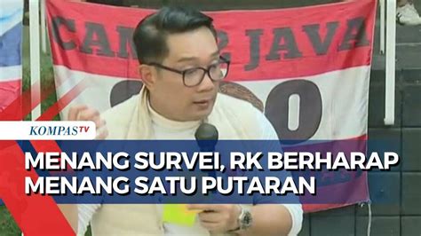 Memimpin Survei Poltracking Di Pilkada Jakarta Ridwan Kamil Targetkan