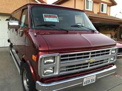 1987 Chevy G20 Sportvan Custom Paint Classic Chevrolet G20 Van 1987