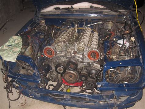 Mercedes W123 Wagon With A 73 L V12 Engine Swap Depot