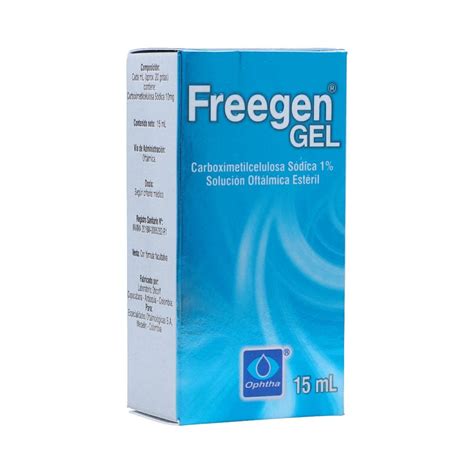 Freegen Gel Soluci N Oft Lmica Est Ril Mg Ml