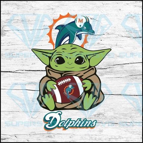 Baby Yoda Star Wars Miami Dolphins Svg Nfl Svg Football Svg Cricut File