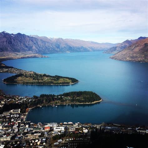 Lake Wakatipu View From The Gondola Queenstown Nz Queenstown Nz