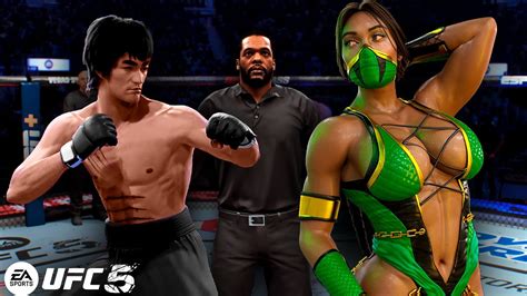 Ufc Bruce Lee Vs Jade Mortal Kombat Ea Sports Ufc Youtube