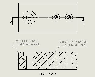 Solidworks Adding Hole Callouts In A Drawing