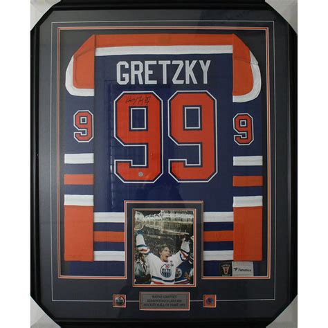 Wayne Gretzky Autographed Edmonton Oilers Custom Framed Pro Jersey U Icon Autographs