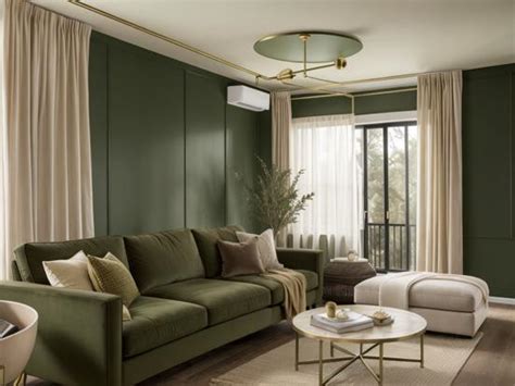 Dark Forest Green Living Room Decor Ideas Inspiration