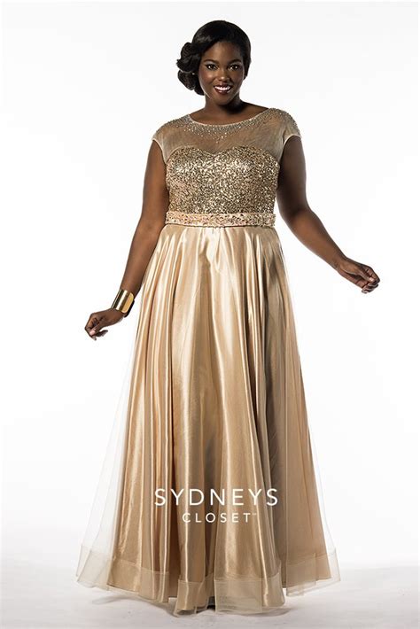 Plus Size Gold Gown Dresses Images 2022