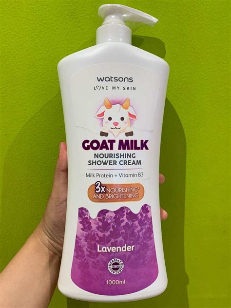 WATSONS GOAT MILK BODY WASH SHOWER CREAM LAVENDER 1 LITER Lazada