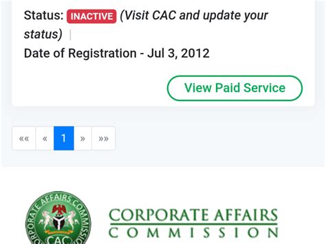 Your Companys Inactive Status With The Cac Active Upwork