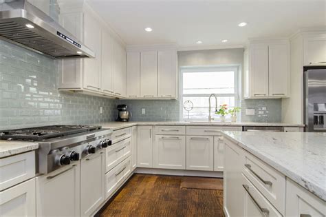 River White Granite White Cabinets Backsplash Ideas