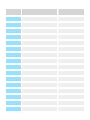 Excel Template Task List