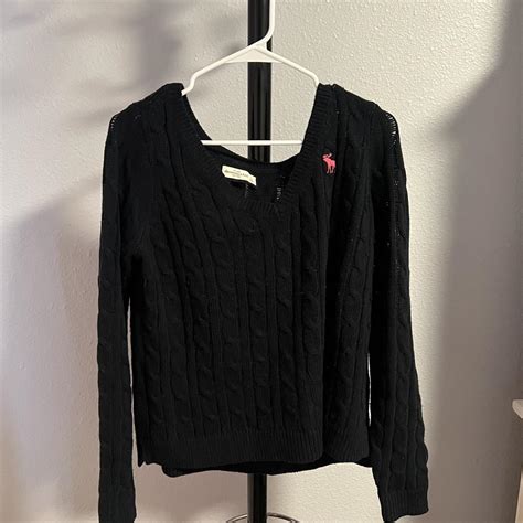 Abercrombie Fitch Cable Knit Sweater Size M Depop