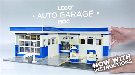 Lego Custom Moc Auto Garage Instructions Available Youtube