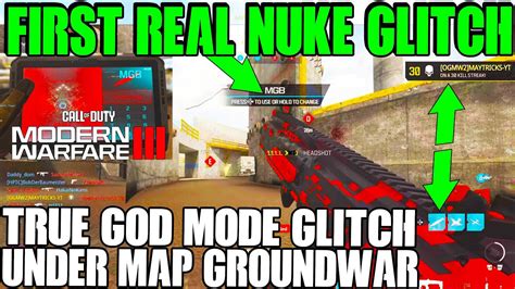 MW3 GLITCH FIRST TRUE NUKE GLITCH Modern Warfare 3 Glitch True GOD