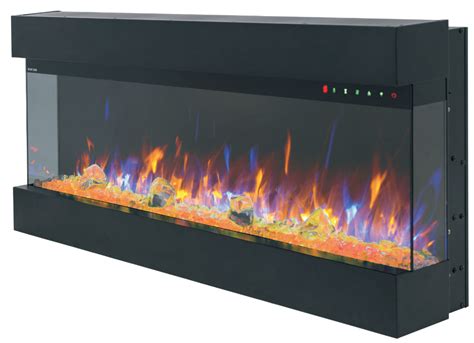 Three Sided Electric Fireplace Real Fireplace