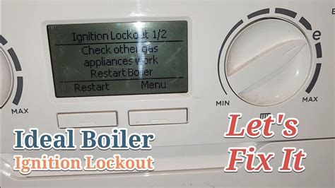 Ideal Logic Central Heating Ignition Lockout Boiler Isnt Firing 🔥 Up Gassafe Boiler Repair