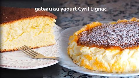 Le gâteau au yaourt revisité par Cyril Lignac un délice à ne pas