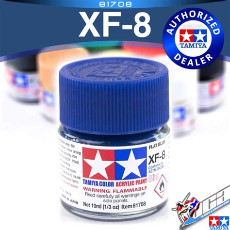 Tamiya Xf Xf Flat Blue Matt Matte Acrylic Paint Mini