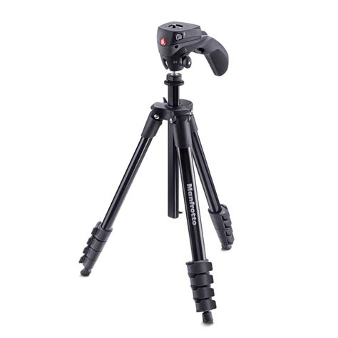 Compact Action Aluminium Tripod With Hybrid Head Black Mkcompactacn