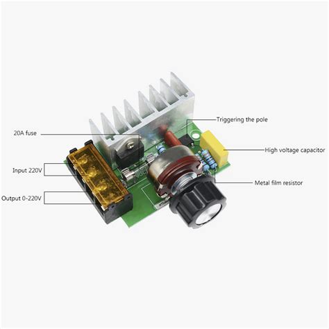 W High Power Thyristor Electronic Regulator Dimming Speed