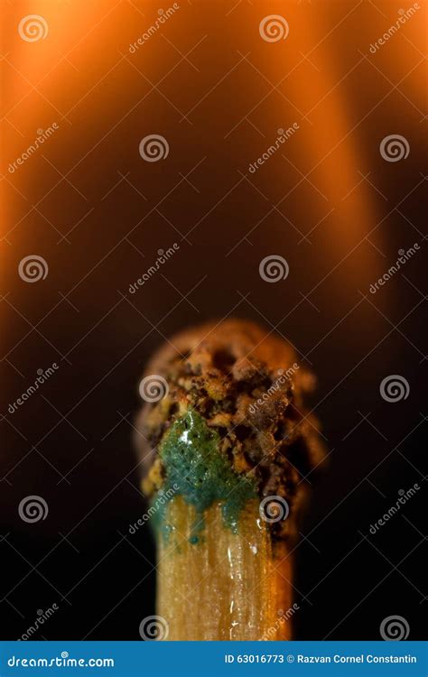 Close Up Of A Burning Match Stock Image Image Of Bright Concept