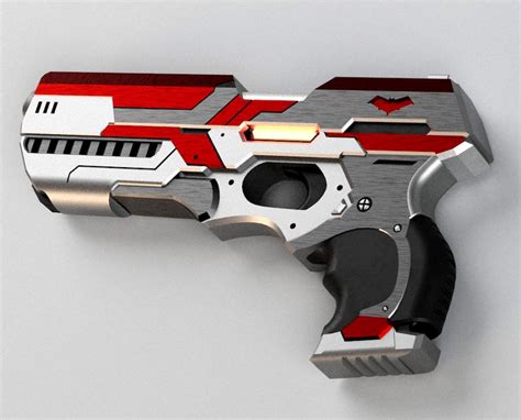 Red Hood Pistol 3D File - Etsy