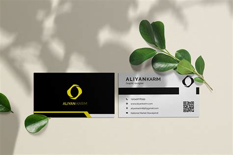 professional business card designs on Behance