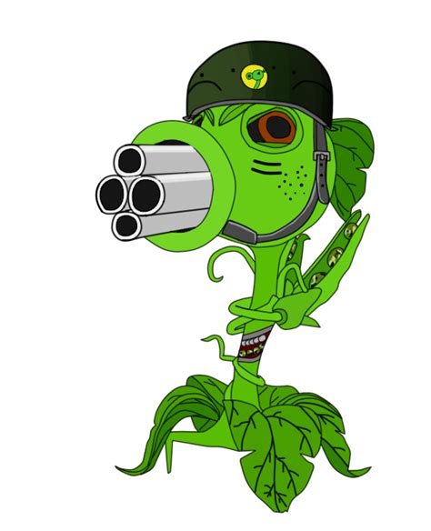 Pvz Gw Gattling Pea By Gtpthepvzmaster82 On Deviantart