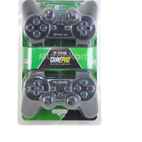jual gamepad dual controller usb pc joystick gamepad double getar